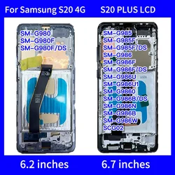 TFT Quality S20 Plus Screen For Samsung S20 4G LCD G980F Display Touch Screen Digitizer For S20+ G986F G985F LCD With Frame