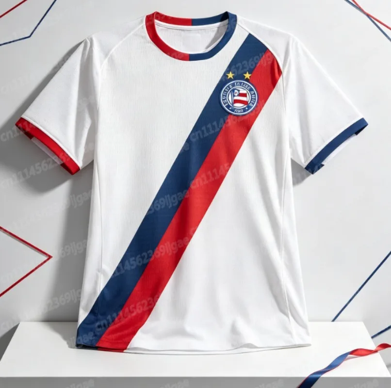Bahia, Brasilien Team Heimtrikot Fußballtrikot Trainings-Sommer-Sporttrikot Herren T-Shirt Familien-Partnerlook Oberteile
