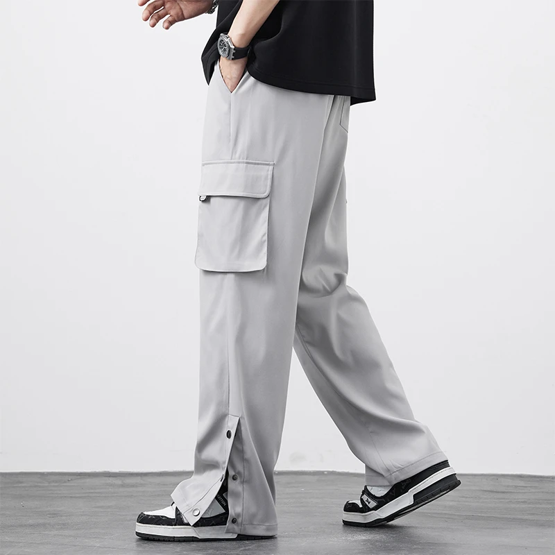 Men's Plus Size Loose-fit Cargo Pants for Comfortable and Casual Style