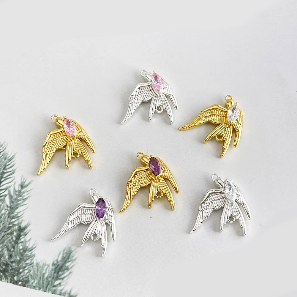 

Сердечный дизайн 50 шт. 23*24 мм DIY кулон/CZ разъемы/ювелирные аксессуары/форма стены/ручная работа/фурнитура для ювелирных изделий # 195480