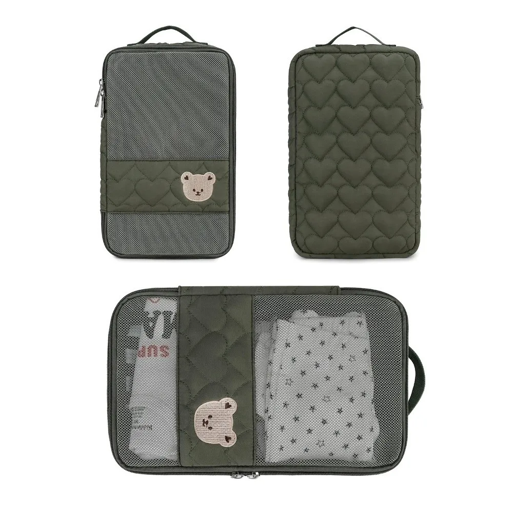 Waterproof Baby Diaper Bag Separate Storage Hanging Style Stroller Hanging Bag Multiple Compartments Cute Design