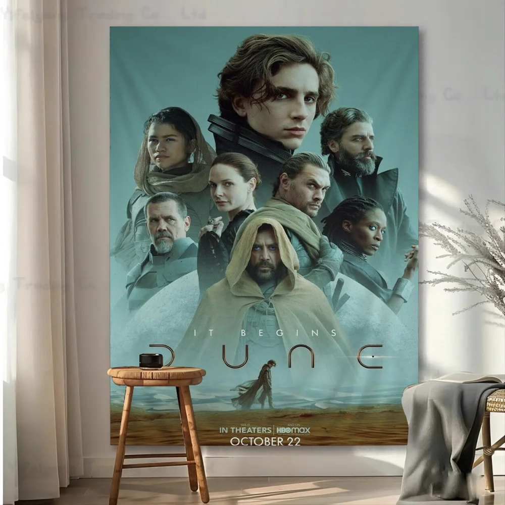 

Movie Dune Anime Tapestry Art Science Fiction Room Home Decor Wall Art Decor