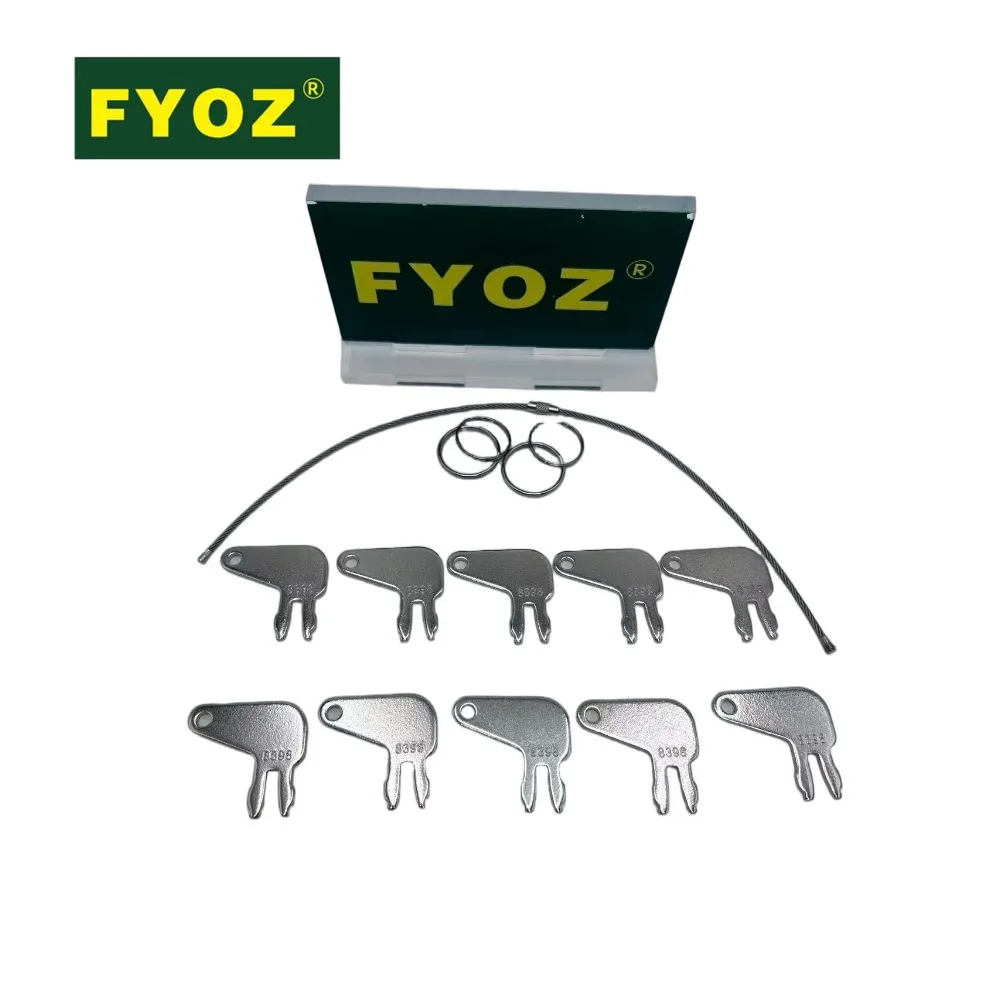 Ignition Key Switch Master Disconnect Key 10 Pack For Excavator 313D2 and 313D2 LGP Part Numbers 8398 8H5306 8H-5306 7N0718