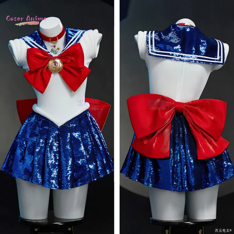 애니메이션 세일러 문 츠키노 우사기 코스프레 의상 유니폼 할로윈 카니발 파티 크리스마스 놀이 역할 옷 의류