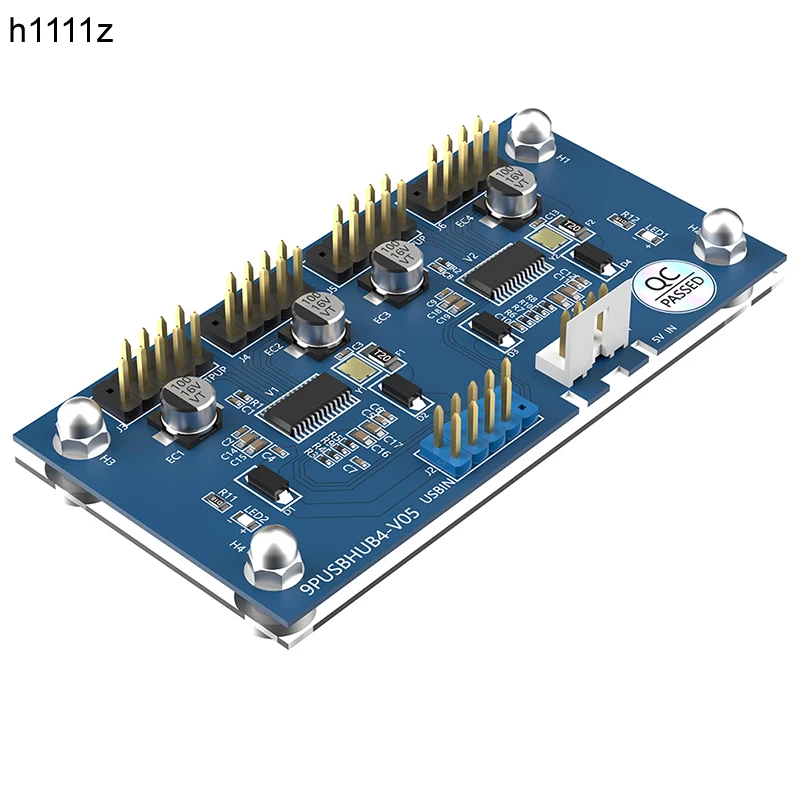 

USB 2,0 9-контактный разъем, разветвитель, адаптер USB2.0 9-контактный на 4 порта 9-контактный USB2.0, конвертер, концентратор, усилитель порта с магнитной основой