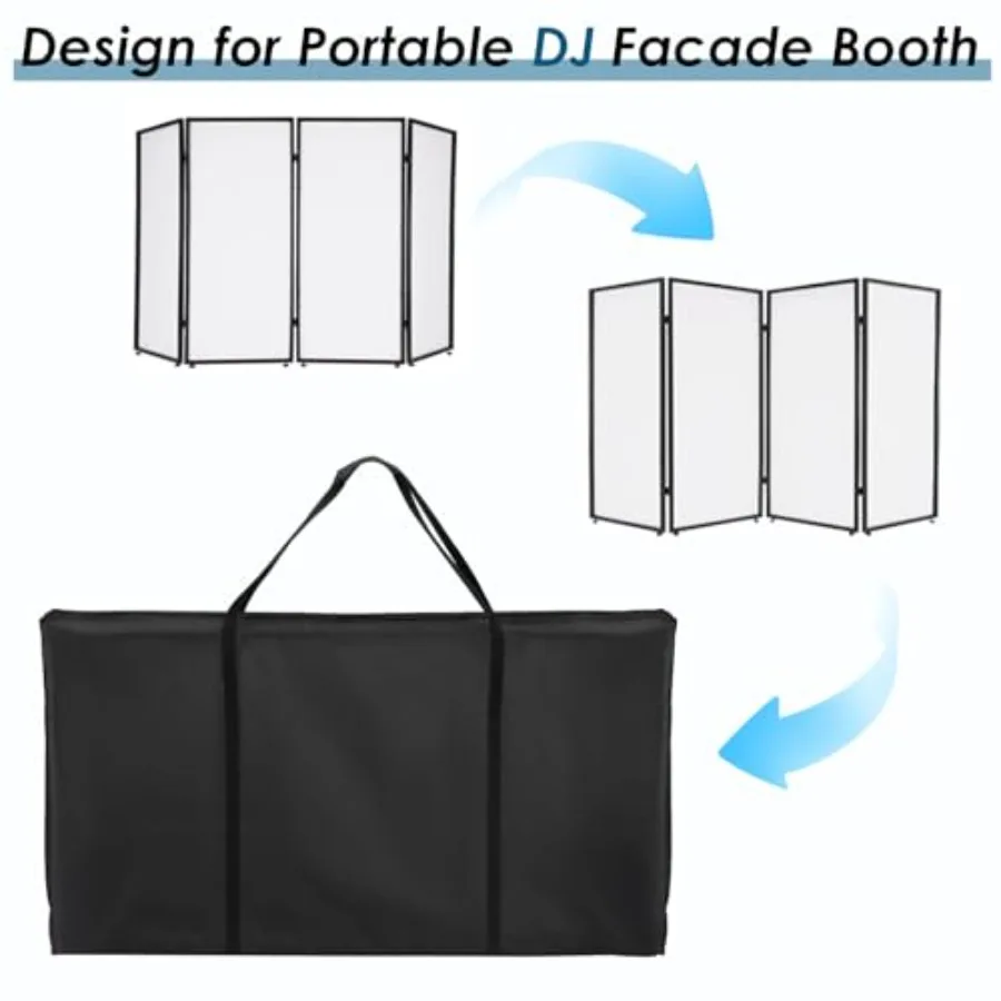 Wasserdichte, robuste DJ-Kabinen-Tragetasche für tragbare Bühnenaufbewahrung, Kunstportfolio, Aufbewahrung, DJ-Gig-Ausrüstung, Transport und Reisen