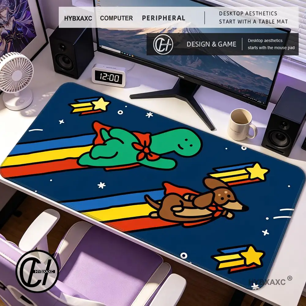 

HYBXAXC Cartoon J-Joguman Studio Cute Mouse Pad Non-slip Desk Mat PC Laptop Accessories Keyboard Large Gamers Decoracion