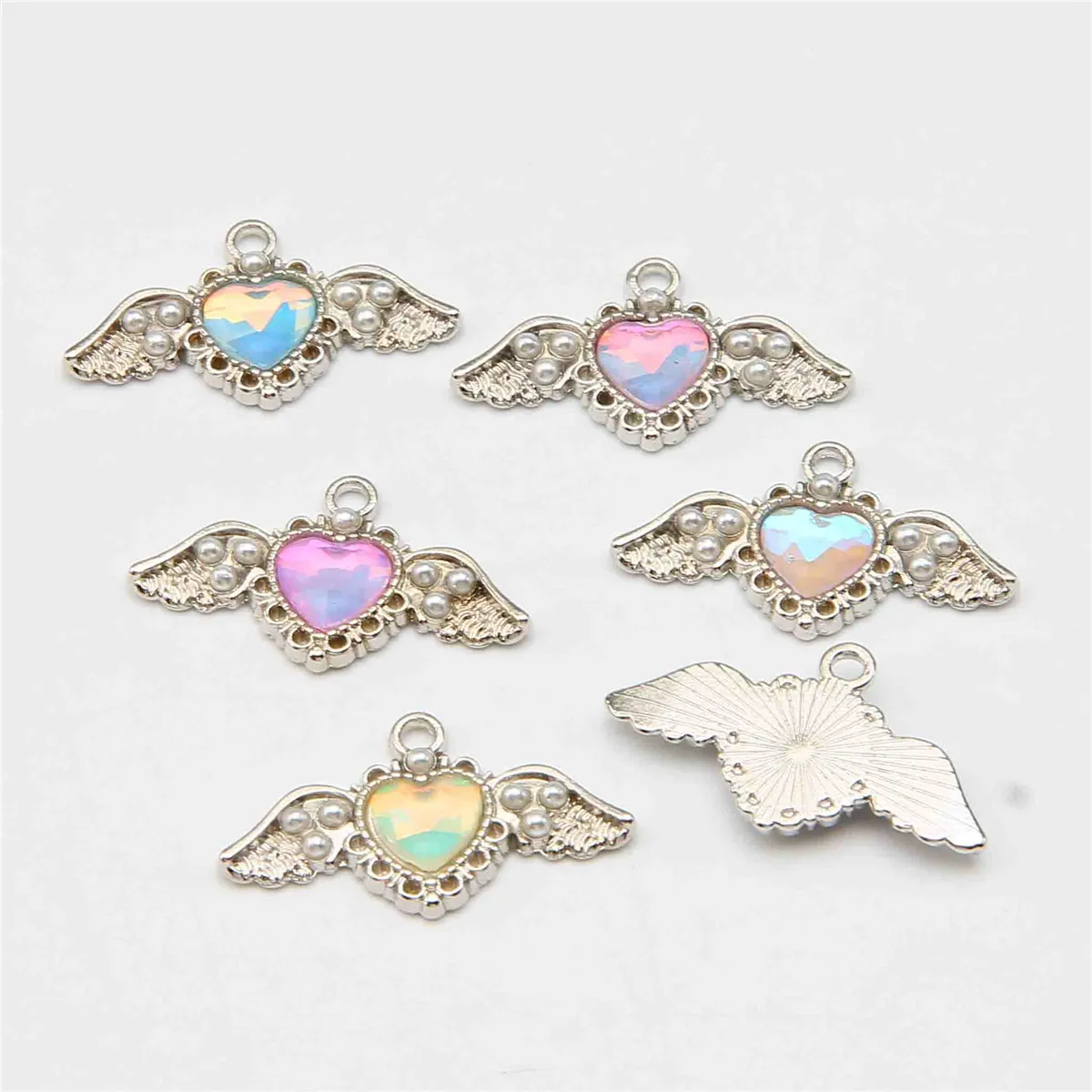 

30pcs Jewelry Accessories Starry Sky Sun Butterfly Moon Pendant Accessories Necklace Earring Pendant Diy Pendant Material