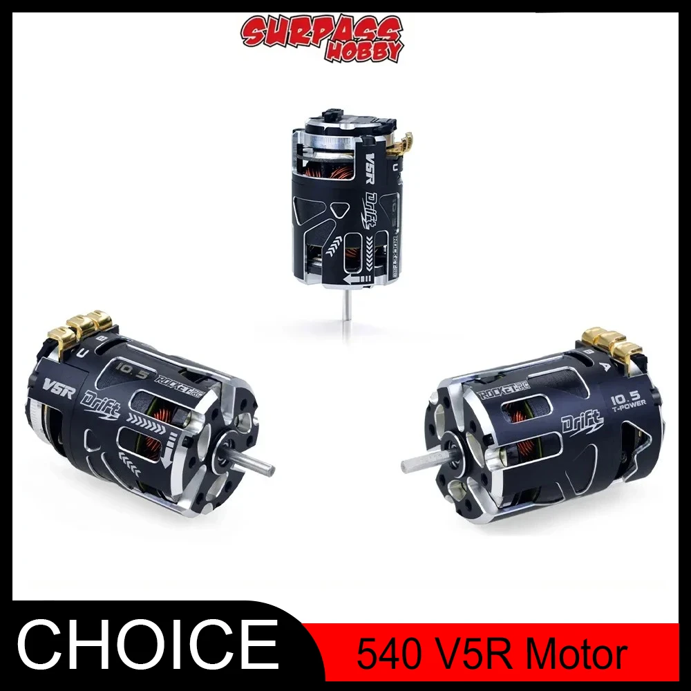 Surpasshobby Rocket 540 V5R Sensored Brushless Drift Racing Motor for 1/10-1/14 RC Car Competition Spec Truck - Image 2