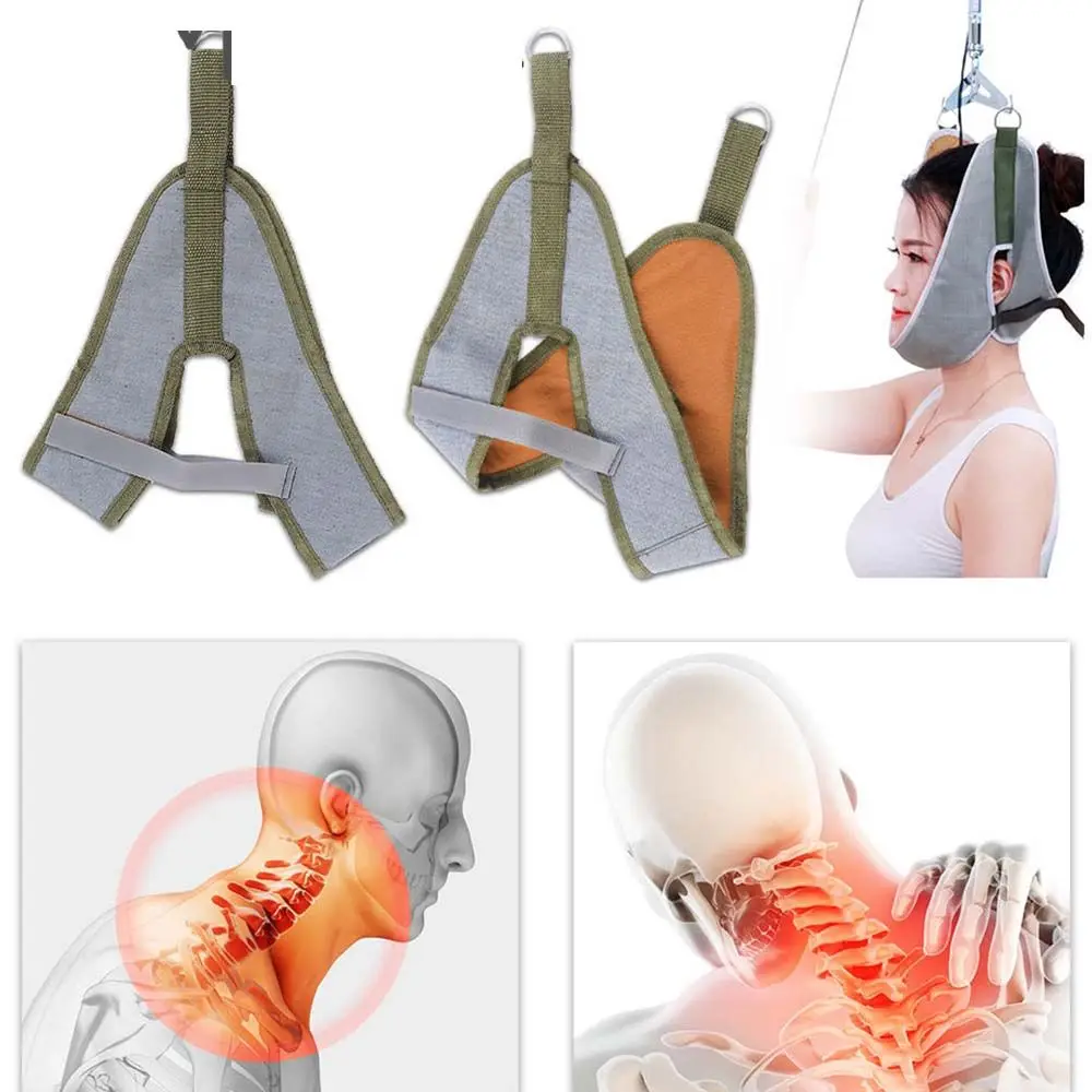Band Health Care Traction headgear Braces Cervical Traction Device Bracket Chiropractic Stretching Belt Neck Traction Cushion