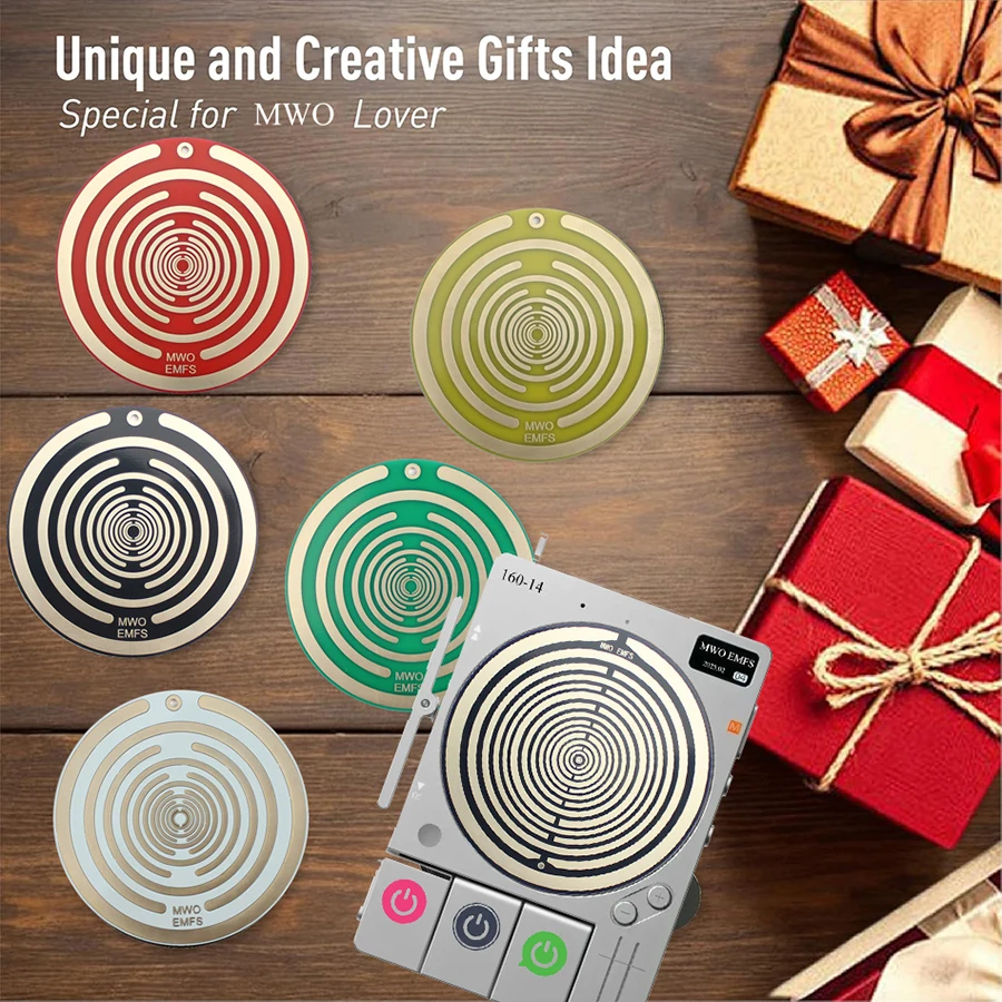 5 قطعة قرص MWO Love Lakhovsky ضعها في حقيبة الظهر الخاصة بك أو على مكتبنا يساعد على استعادة زخارف القرص المستقطب للجسم