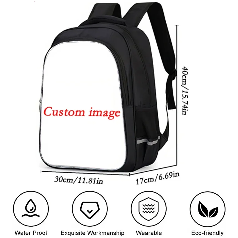 16-inch Mazinger-Z School Bags with Double Zipper Pocket,Orthopedic Cartoon Bags for Boy Girl,Durable Kid Bag for Pupil Students