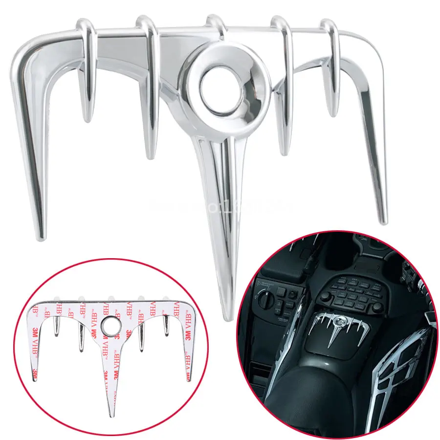 Motorcycle For Honda Goldwing GL 1800 Gold Wing GL1800 2001-2010 Chrome Fairing Gas Tank Door Cover Trims Accents