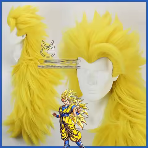 Anime Cosplay Costumes Z Super Son Goku Black Golden Zamasu Wig for Men Boys Adult Halloween Carnival party Show + Wig Cap