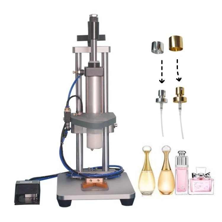 

Semi-automatic household scale perfume bottle filling pressing sealing machine perfume pump perfume sealing machine