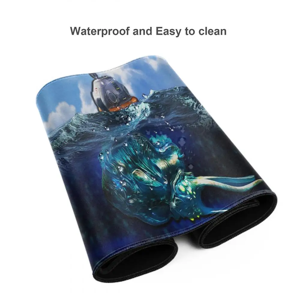 Subnautica Gaming Mouse Pad, XL Home HD Custom Mousepad, Borracha Natural Macia, Anti Slip Computer Mouse Mat, XXL