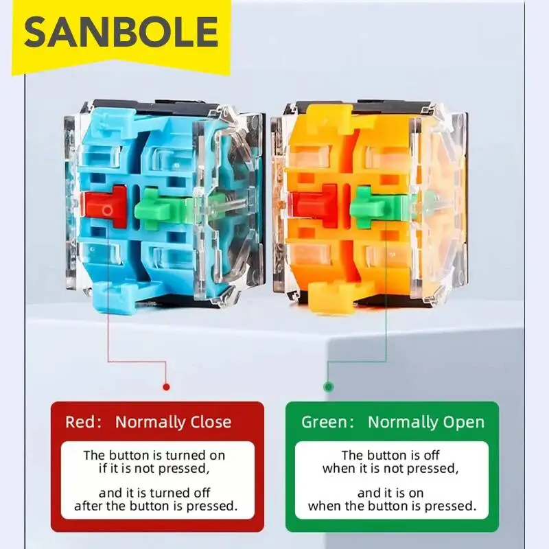 LA38-11XD Knob Rotary Switch Silver Contact Fixed With LED Light 1NO1NC Self-locking Two/Three Positions 10A Selection 24V 220V