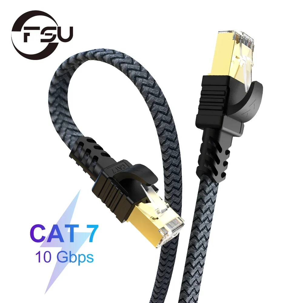 FSU Ethernet Cable RJ45 Cat7 Lan Cable UTP RJ45 Network Cable for Cat7 Compatible Patch Cord for Modem Router Cables Ethernet