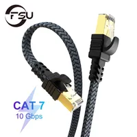 FSU Ethernet Cable RJ45 Cat7 Lan Cable UTP RJ45 Network Cable for Cat7 Compatible Patch Cord for Modem Router Cables Ethernet