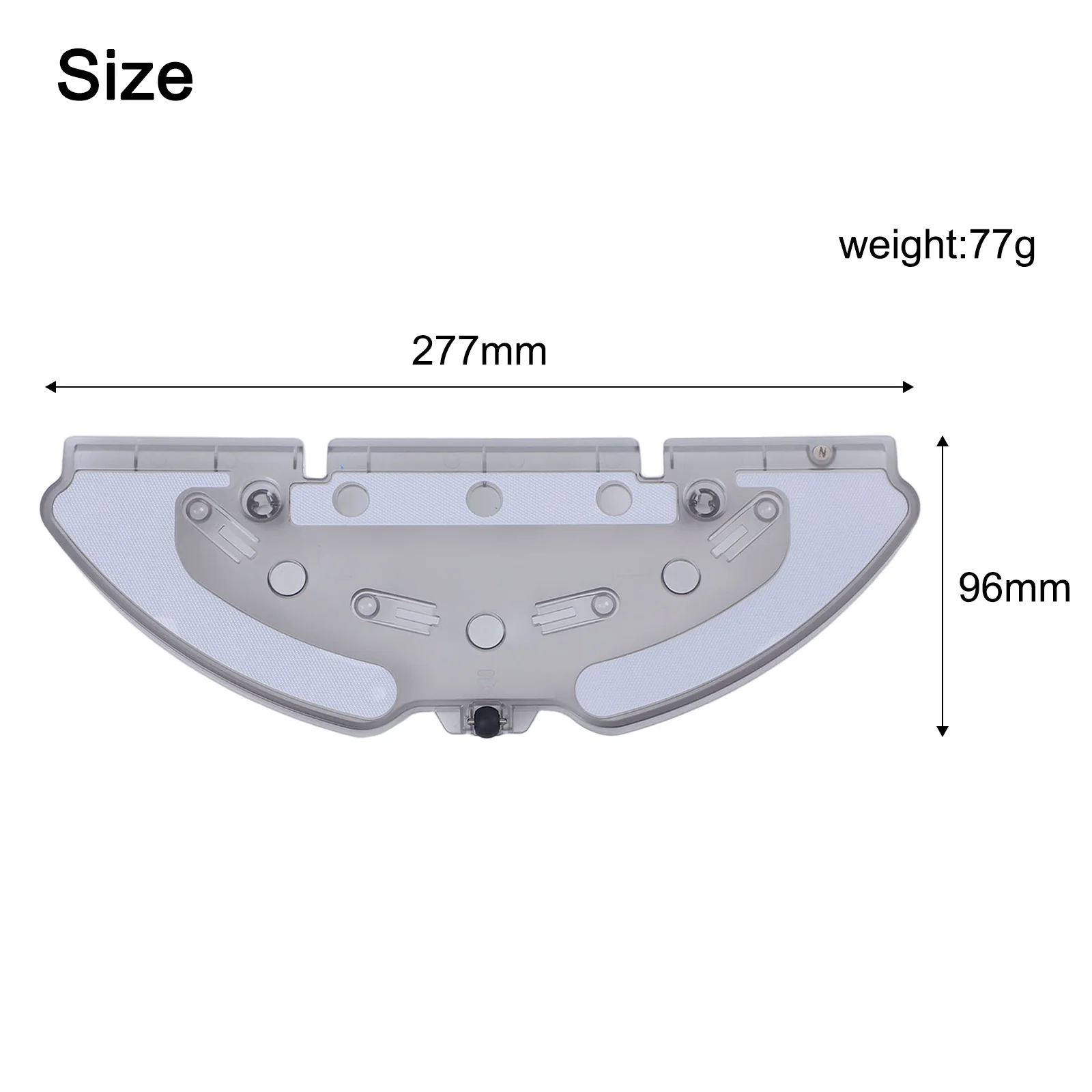 Convenient Mop Holder Compatible with For XPLORER SERIE 75 S+ Robot Vacuum Cleaner Organize Mop and Cloths Easily