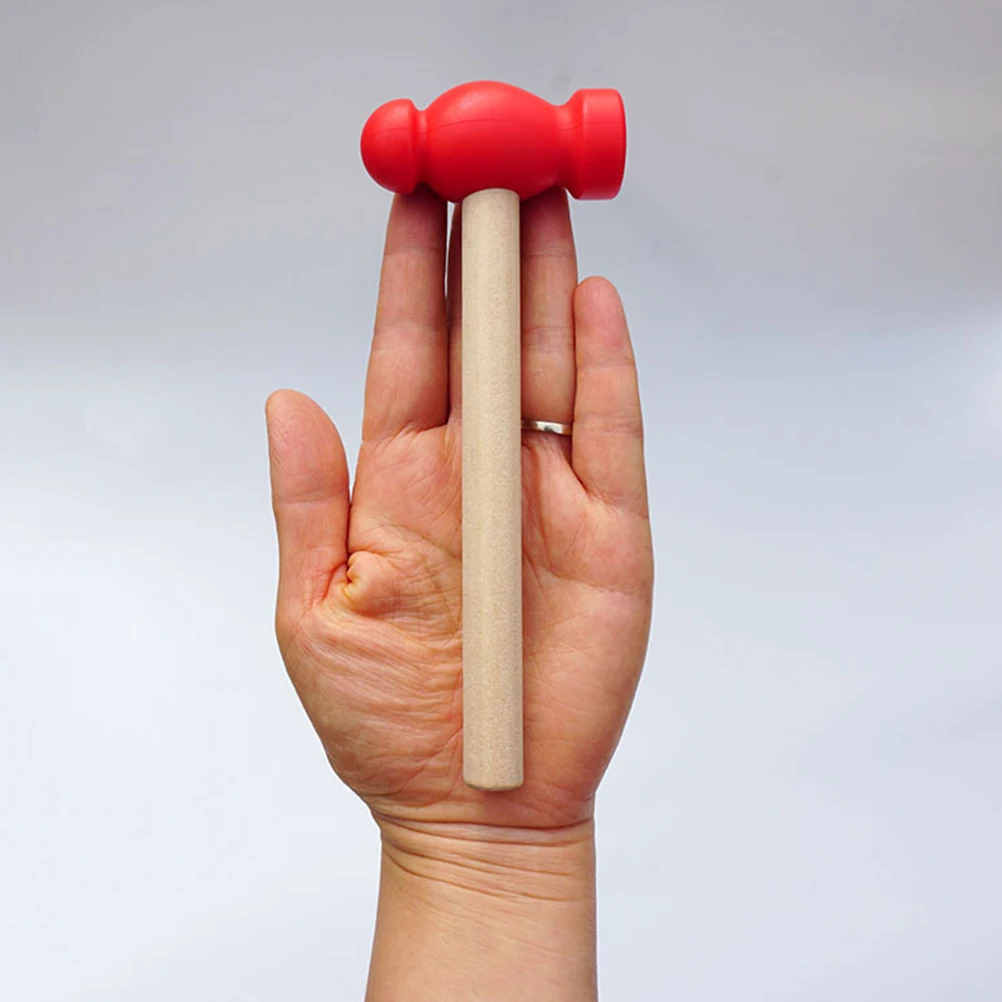 2 pezzi di strumento di riparazione martello di legno il giocattolo per bambini martelli strumenti mini bambino bambino