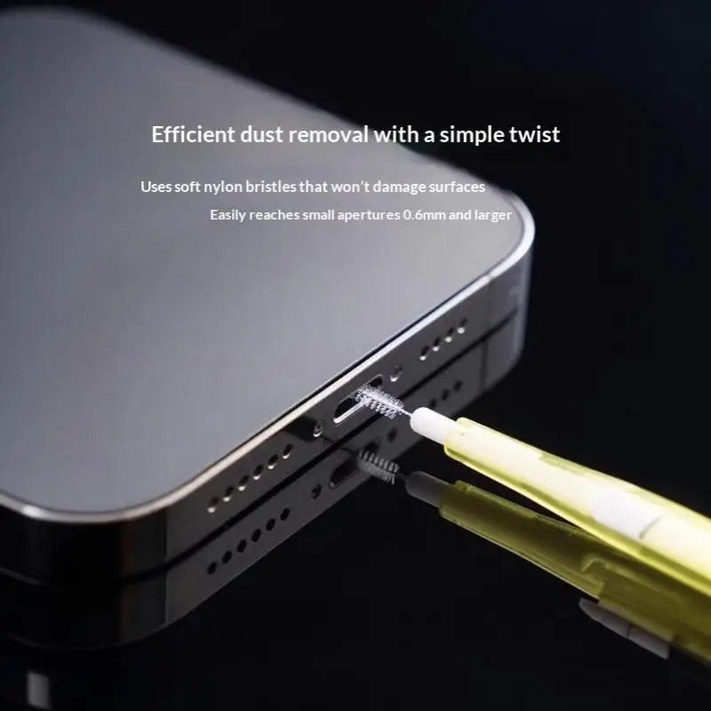 2 In 1 Double-end Adjustable Phone Speaker Cleaning Brush For Earphone Earbuds Cleaner Kit For Phone Keyboard Brushes 10Pcs
