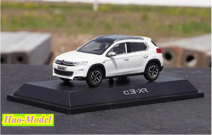 1/43 For CITROEN C3-XR Model Car Alloy Diecast Metal Toys Boys Birthday Gifts Hobby Display Collection Ornaments White/Brown