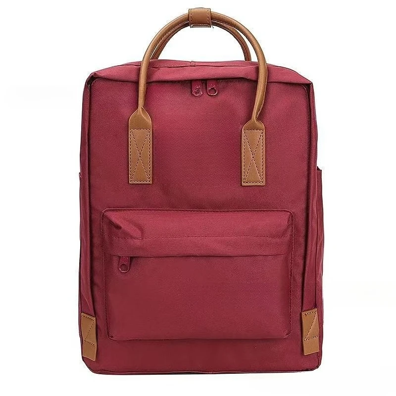 حقيبة كتف مزدوجة PU الجيل الثاني حقيبة ظهر مضادة للماء حقيبة مدرسية للطلاب