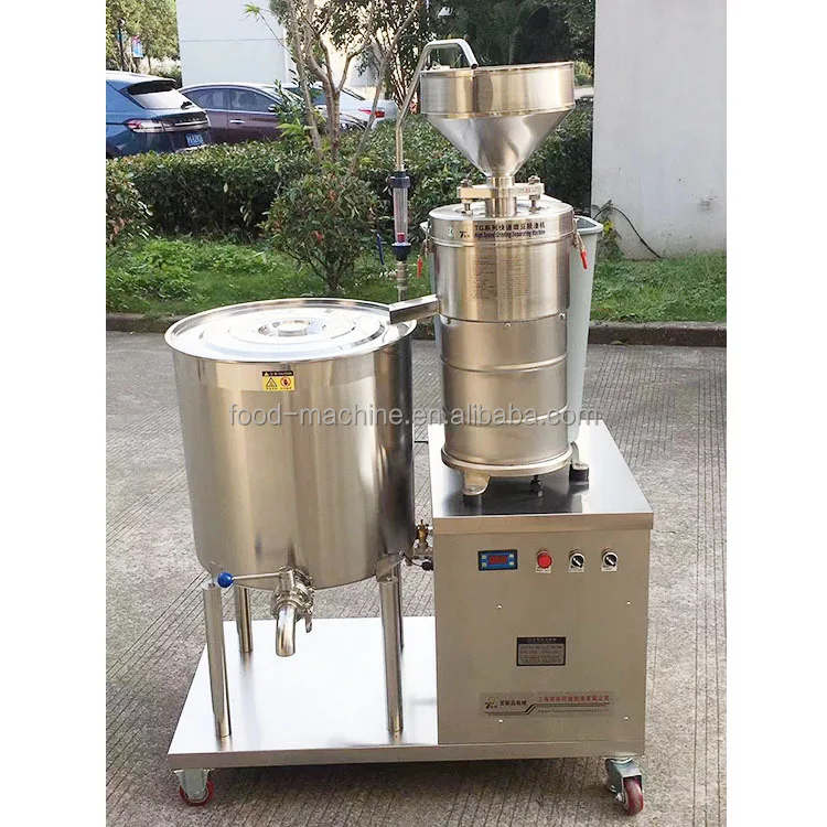 다기능 상업용 스테인리스 콩우유 두부 분리기 제조 기계