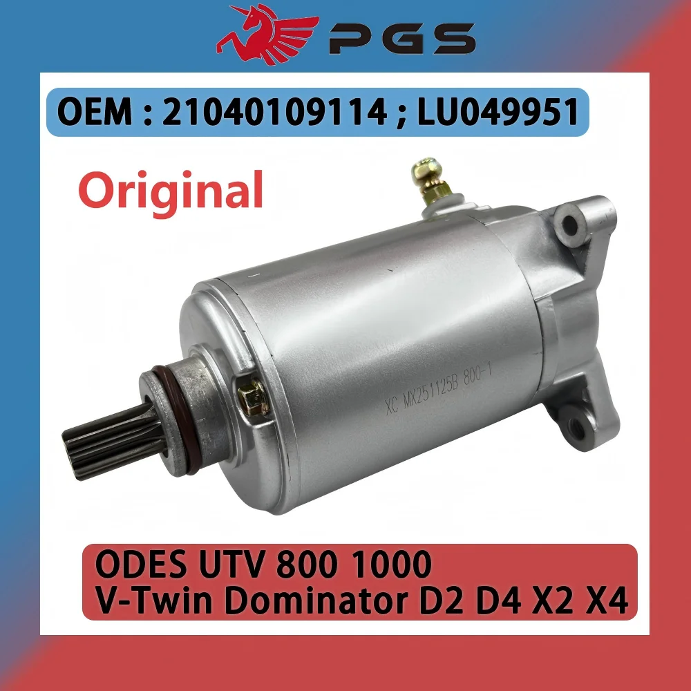 Original Starter Motor For Odes Dominator V Twin UTV 800 1000 D2 D4 X2 X4 Ravager Raider ATV UTV QUAD GO KART 21040109114