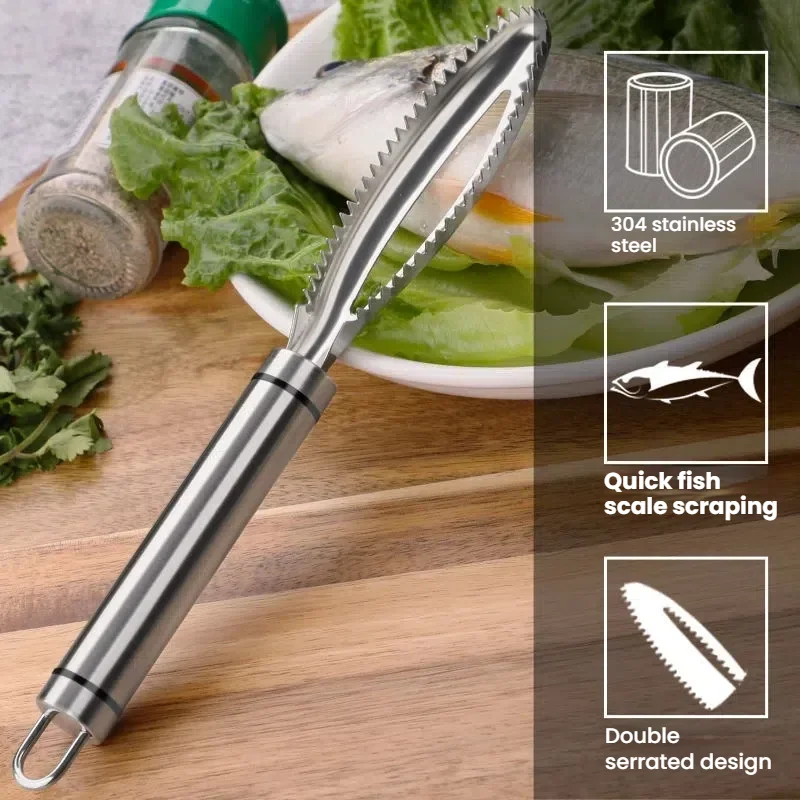 

Stainless Fish Scales Scraping Graters Fast Remove Cleaning Peeler Scraper Bone Tweezers Tool Gadge Kitchen Accessorie Gadgets