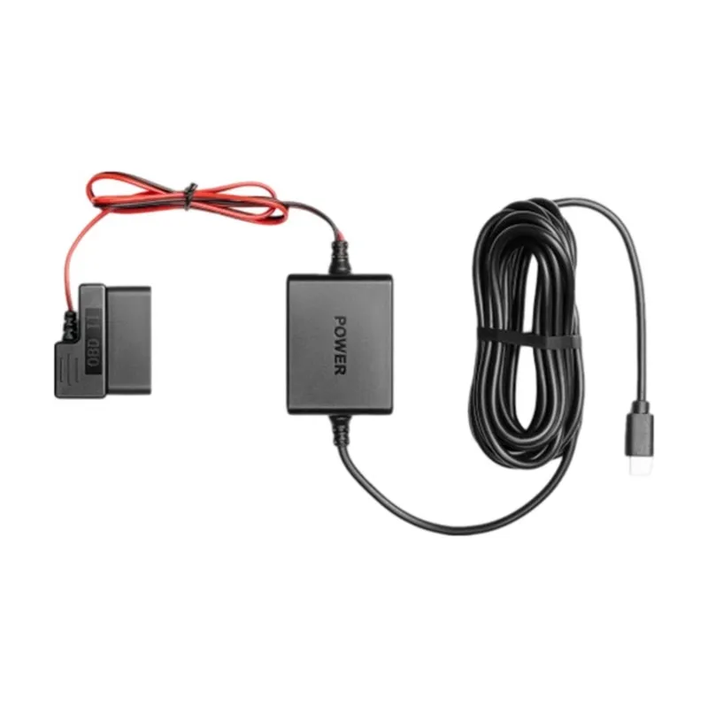 A02Q-Parking Monitoring Line OBD II Type-C Interface Adjustable Hardwire Kit 24H Parking Surveillance For 70Mai Dash Cams