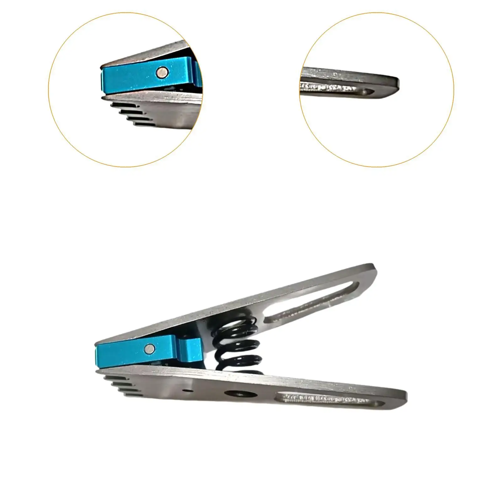 

Badminton Stringing Flying Clamp Compact Design Metal Five Prongs Repair Tool for Tennis Racquet Restring