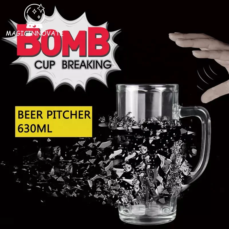 Bomb-Breaking CUP(630ML Beer Pitcher) hot sell close up magic trick stage magic magic trick factory Halloween Day