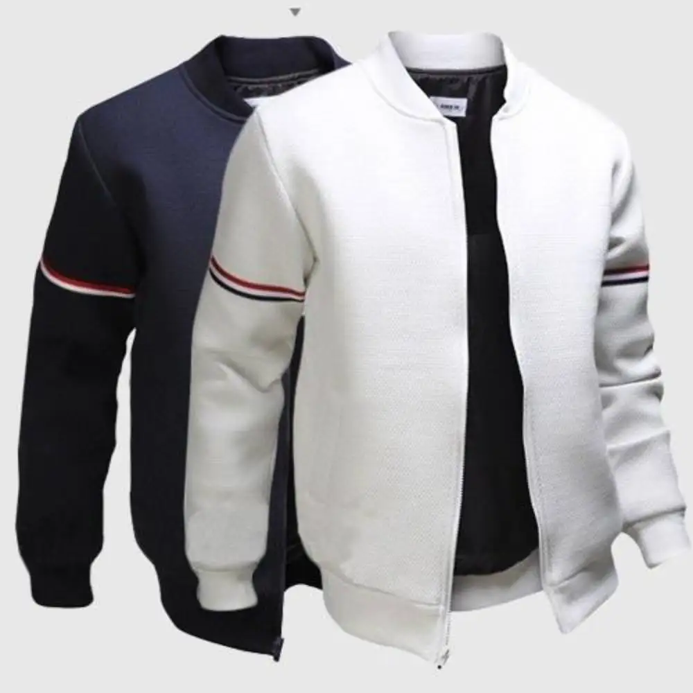 

Baseball Uniform Mens Stand Collar Outerwear Hiking Expedition Jackets Loose Comfort Sweatshirts Cycling Coats Trendy Streetwear