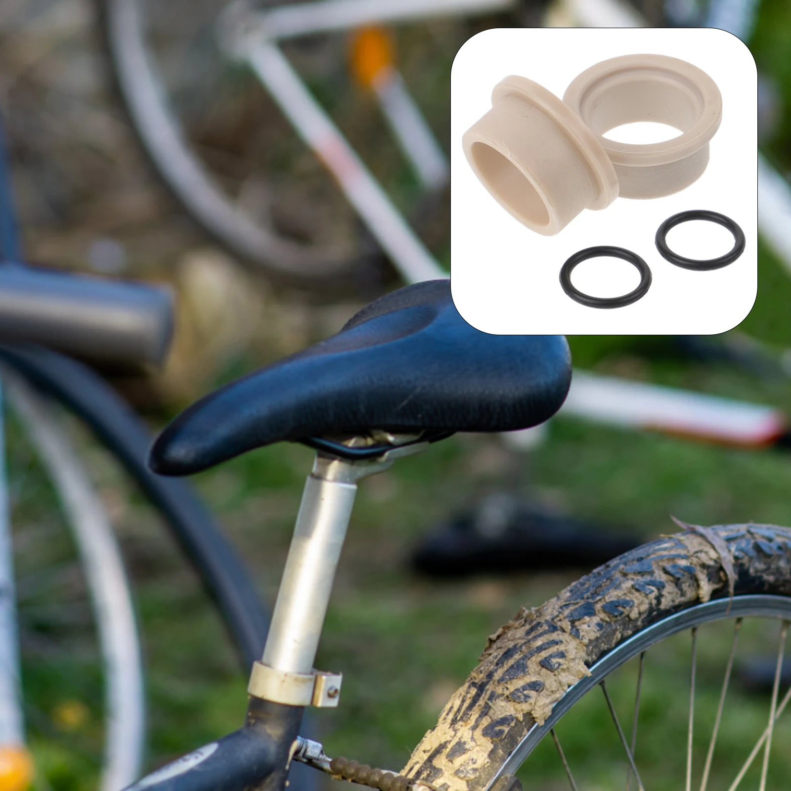 

1 set Shock Bushing Bike Rear Shock Absorber Rubber Sleeve Ring Universal Rubber Pad Mountain Bike Rear Buffer Sleeve