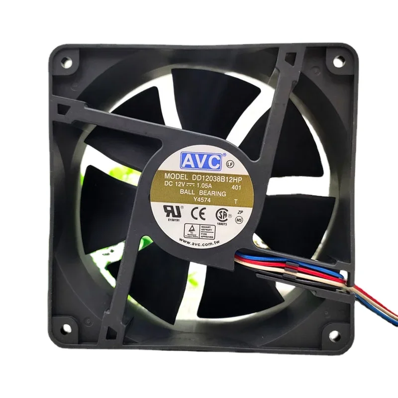 New Cooler Fan for AVC DD12038B12HP 12038 12V 1.05A 12CM Speed Regulation Cooling Fan 120*120*38MM