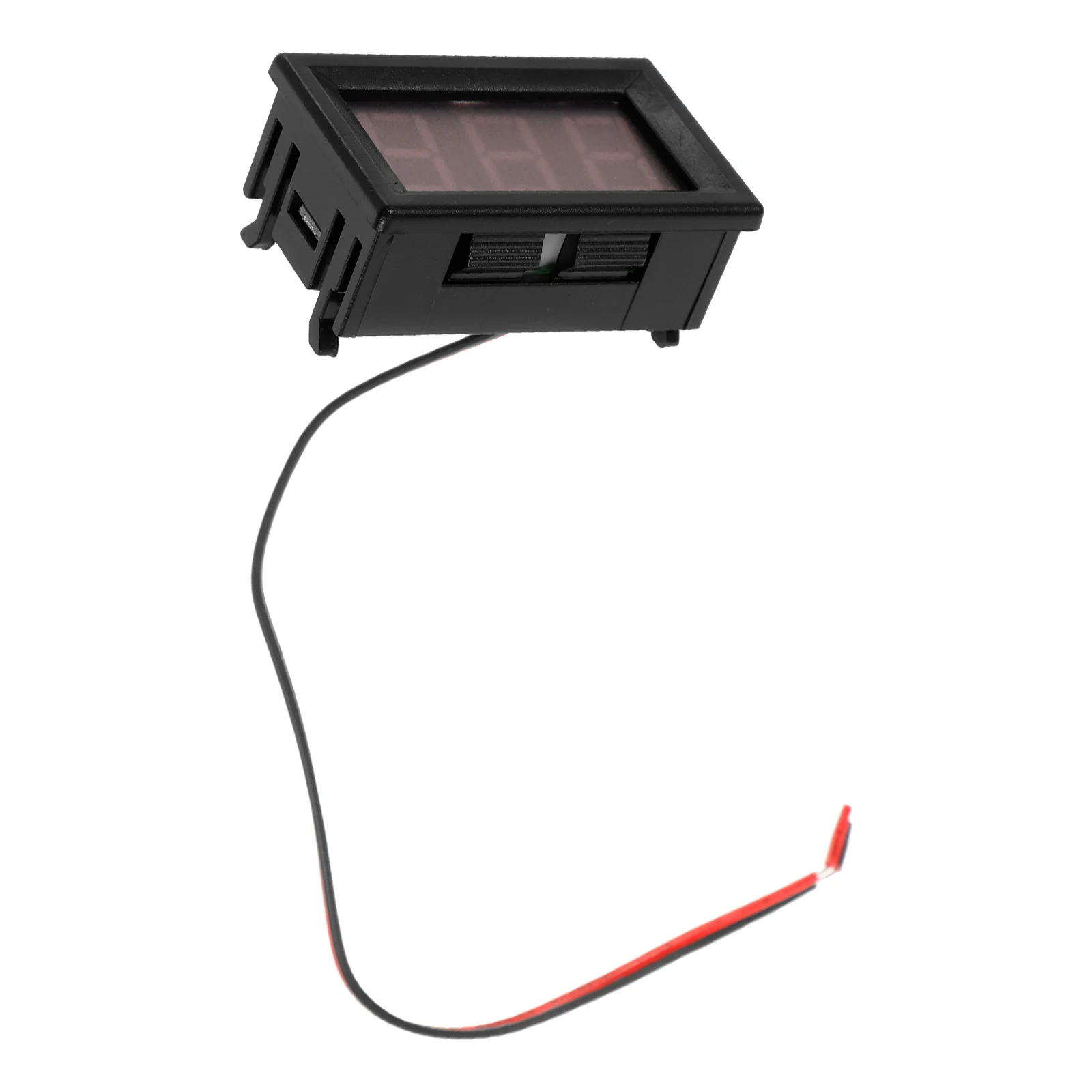 

LED Digital Voltmeter Head 5V 120V Blue Mini Voltage Meter Gauge 2 wire Tester Plastic Display Clear Screen Easy