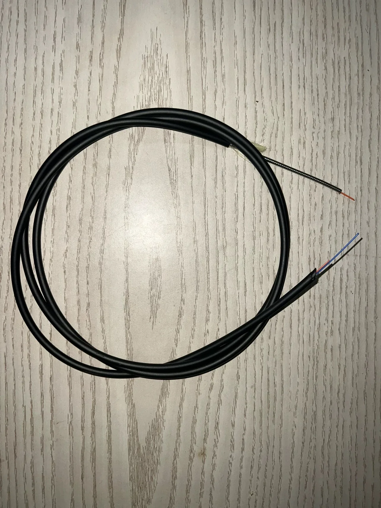 fiber optic cable armored 2 cores 1 core 100m OM3 OM4 tpu 3mm single fiber duplex 1C 2C outdoor multimode ratproof FTTHELINK