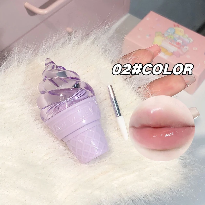 CACE Fluffy Ice Solid Lip Gloss - Glossy Shine สูตรให้ความชุ่มชื่น และลดริ้วรอยริมฝีปาก