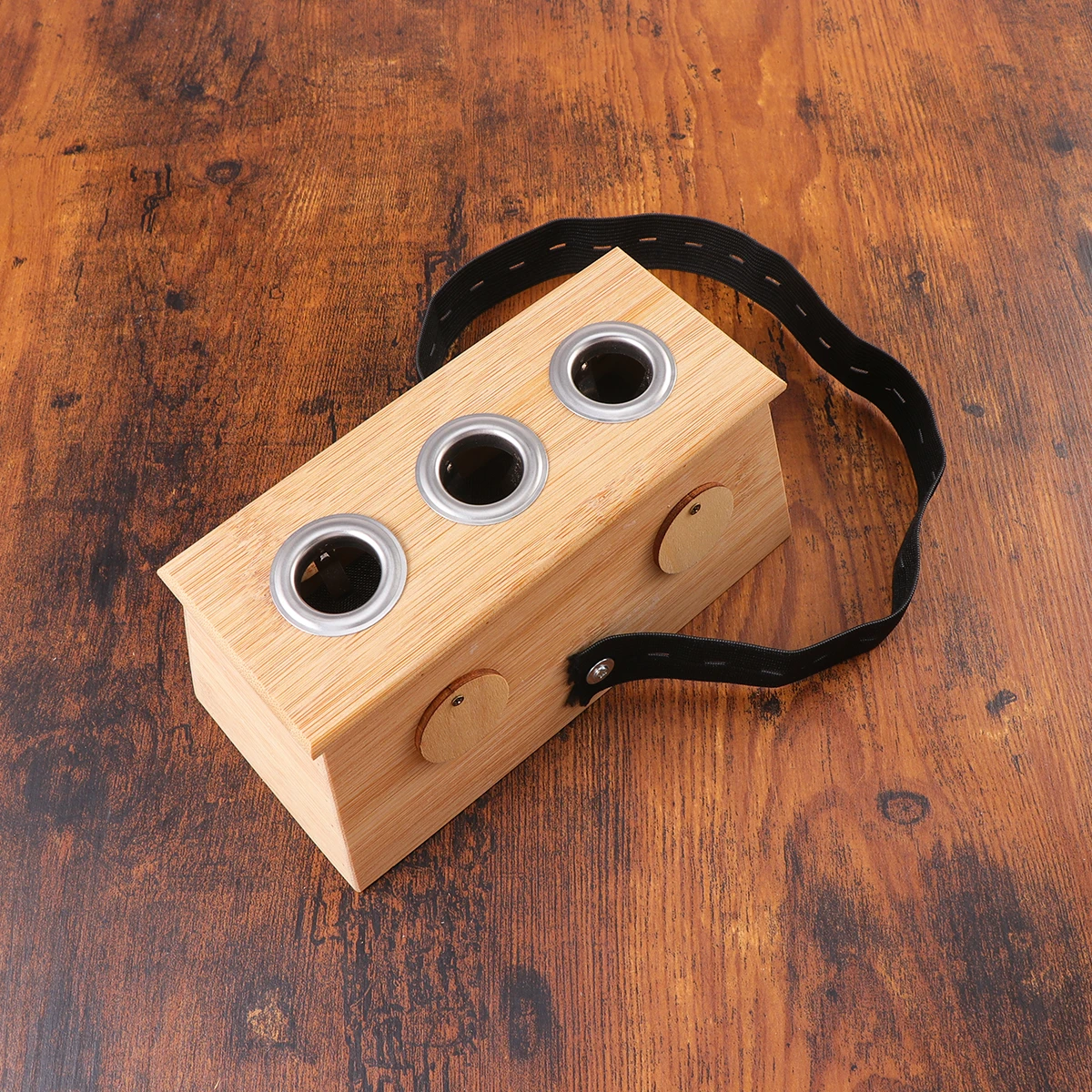 

1pc Bamboo Box Temperature Control Health Therapy Tool For Spa Home Adult Elderly 3 Holes Moxibustion Treatment Box Health