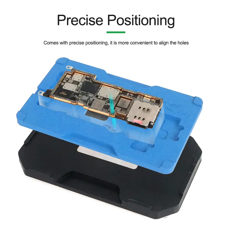 RRL-601T 22 in 1 piattaforma di latta per piantare BGA Reballing di strato medio per iPhone X XS XR 11 12 13 14 15 Pro Max riparazione della scheda madre