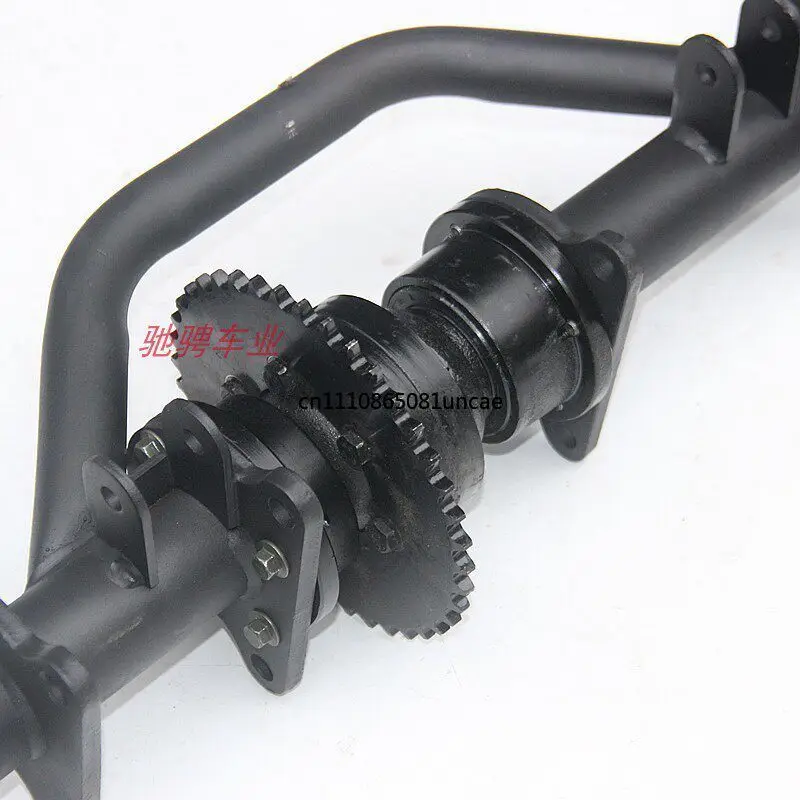 DIY-modifizierte Allrad-ATV-Kettenantriebs-Hinterachse, Kart-Differential-Hinterachse, Doppelscheibenbremsen-Baugruppe