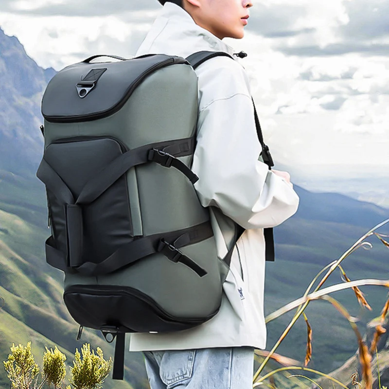 

Men Large Space Multifunctional Travelling Handbag Dry and Wet Separation Daily Outing Backpack Short Trip Luggage Bags