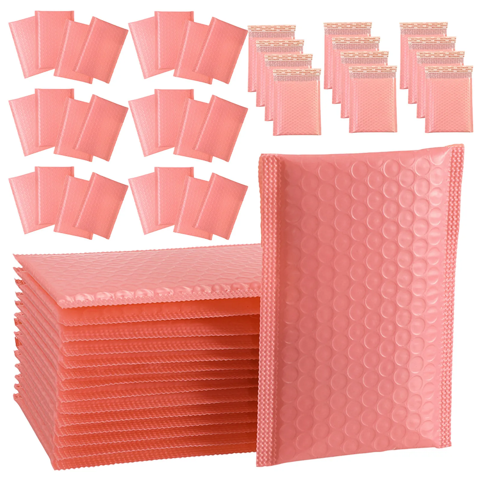 

60Pcs Bubble Shipping Bags Premium Co-Extruded Film Waterproof Wear-Resistant Sealing Mailing Bags for Small Business Packaging