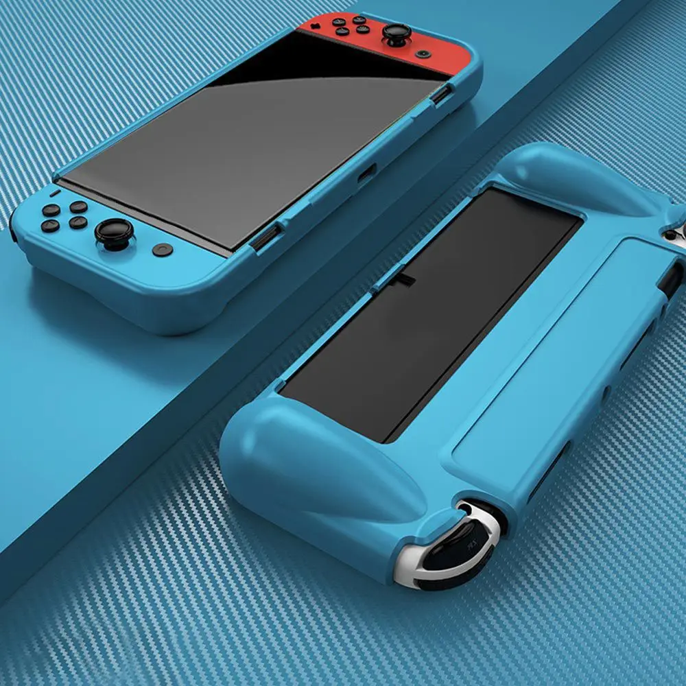 Étui de protection en silicone souple pour console de jeu Nintendo Switch OLED, accessoires de console de jeu