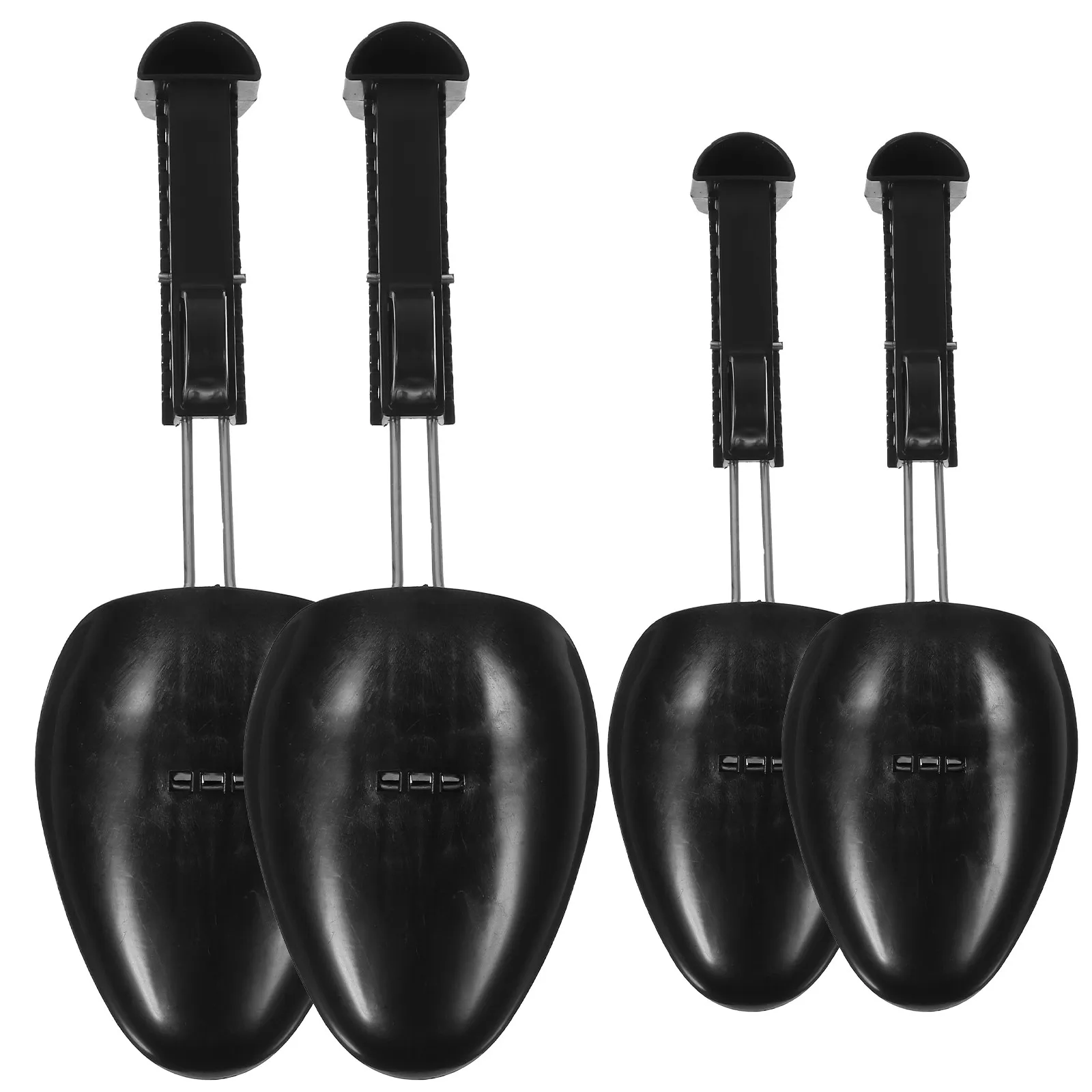 2Pcs Plastic Shoe Keeper Spring Loaded Shoe Stretcher Adjustable Fit for All Closed Toe Shoes Boots Sneakers Shape Retention