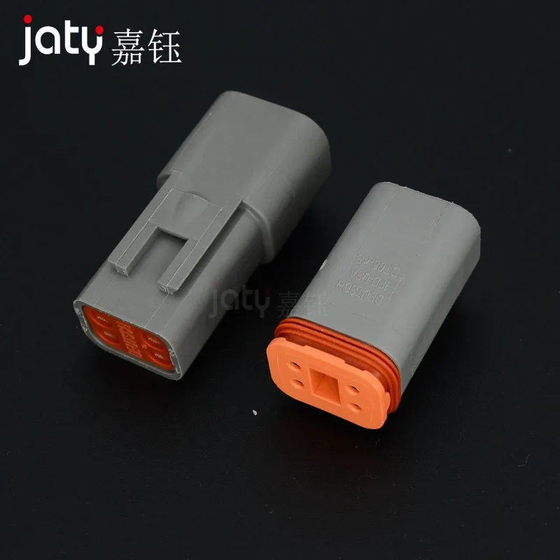 4PIN DT06-4S DT04-4P 4 DEUTSCH Automotive Waterproof Connector Connector Male and FemaleFemale Excavator engineering car plug