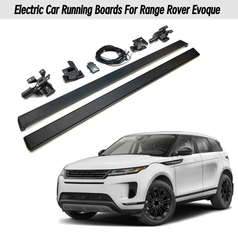 

Automatic Electric Running Boards for Range Rover Evoque, Retractable Side Steps with LED Lights for L538 Dynamic Sport Version