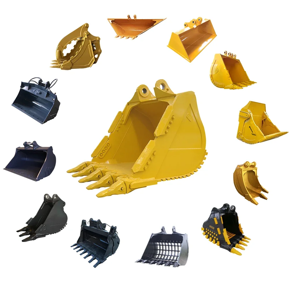 MONDE Excavator Spare Parts Rock Bucket Excavator Heavy Duty Bucket